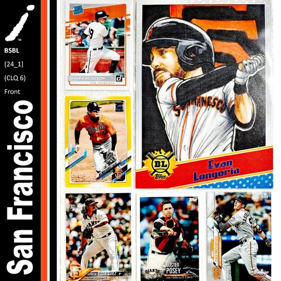 MLB Other - San Francisco Giants 6 Card Lot - BSBL [24_1]